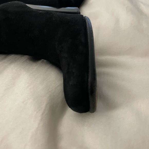 Prada Black Suede & Shearling Boot - Picture 5 of 6